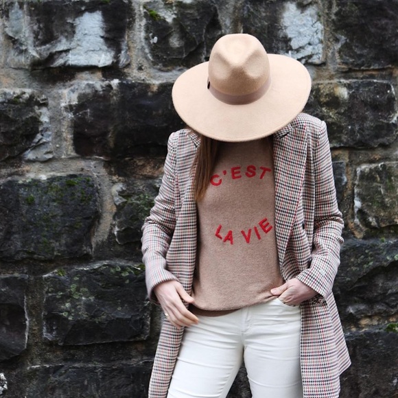 Zara Wide Brim Wool Hat - Picture 13 of 17